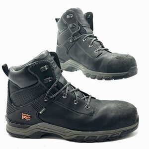 Timberland Pro Men's Hypercharge 6" Comp Toe Waterproof Boot Black - Size 13M
